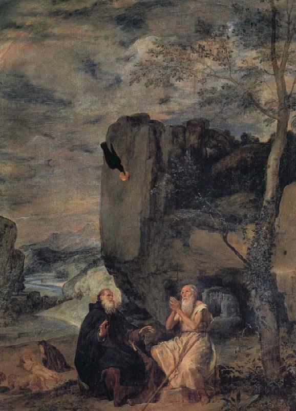 Diego Velazquez St.Anthony Abbot and St.Paul the Hermit
